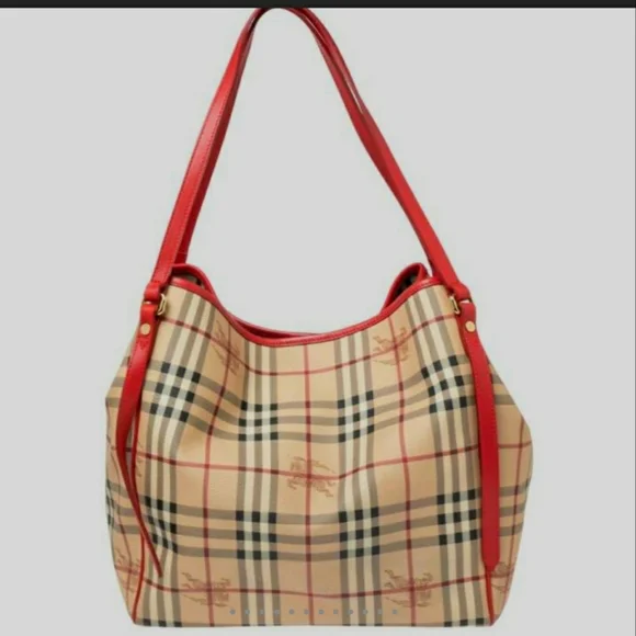 Burberry Haymarket Canterbury Tote - Picture 1 of 16